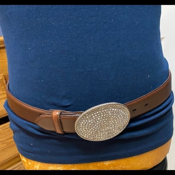 Nocona Ladies Belt Size Medium Brown Leather - Picture 1 of 10